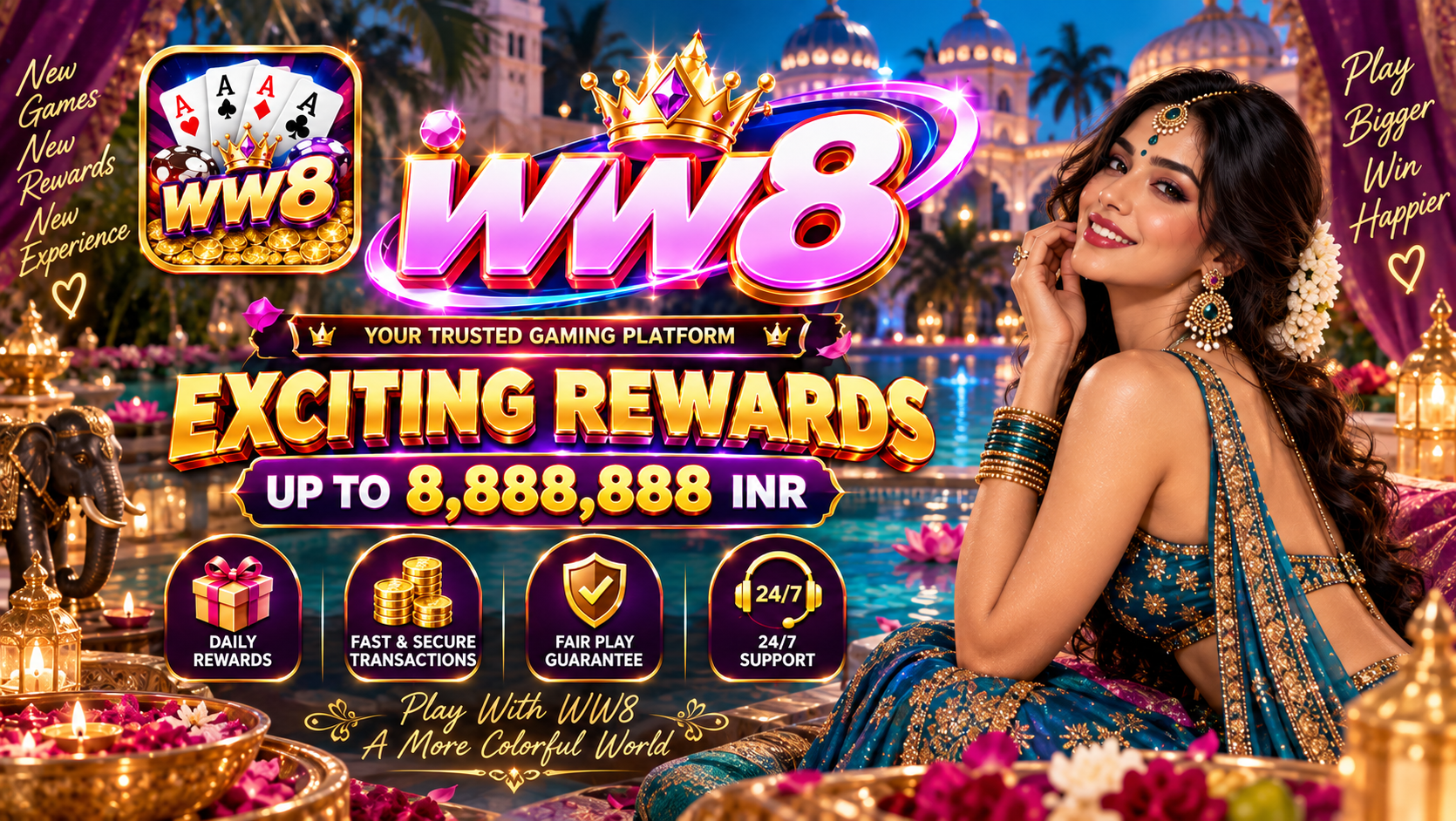WW8 Game homepage promotional banner placeholder